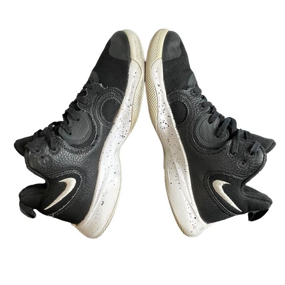 Nike Fly By Mid 2 Shoes Mens SIZE 8 Black White CU3503-004 Basketball Sneakers - Picture 2 of 8